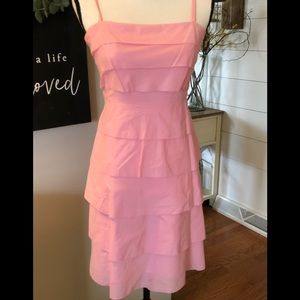 BCBG MaxAzria Pink Ruffle Dress Size 4P